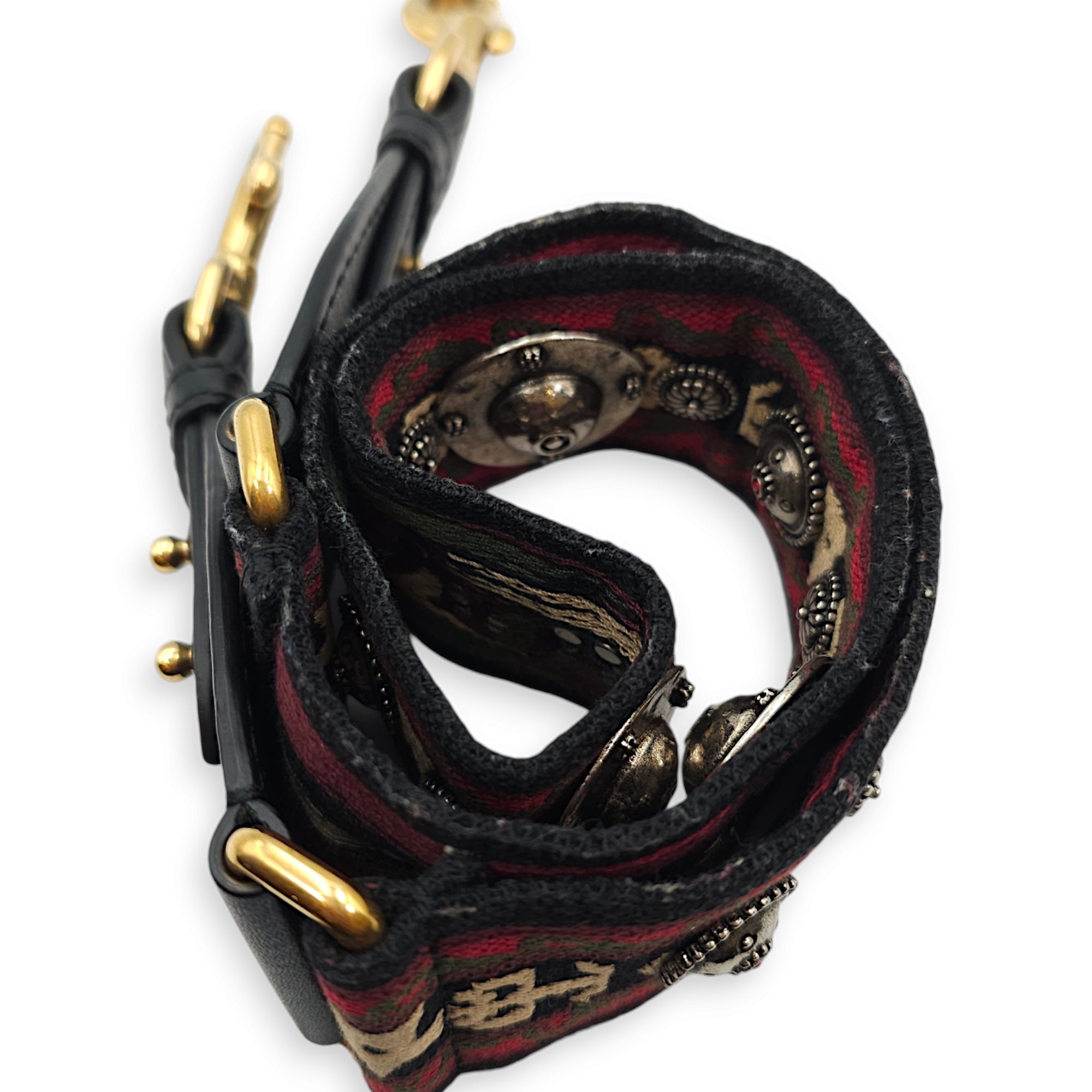 Bohemia By Strap Multi-colour Bag Accessory in Canvas, 2-Tone hardware - Image 6