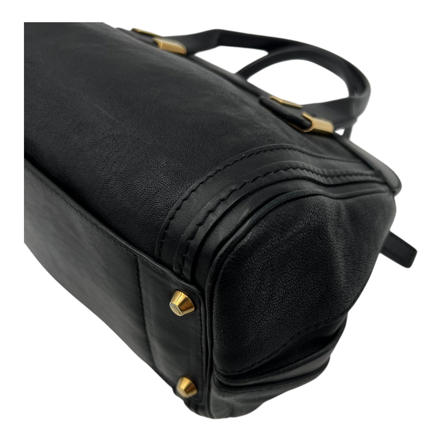 Others Top Handle Bag Black in Calfskin, Gold hardware - Image 12