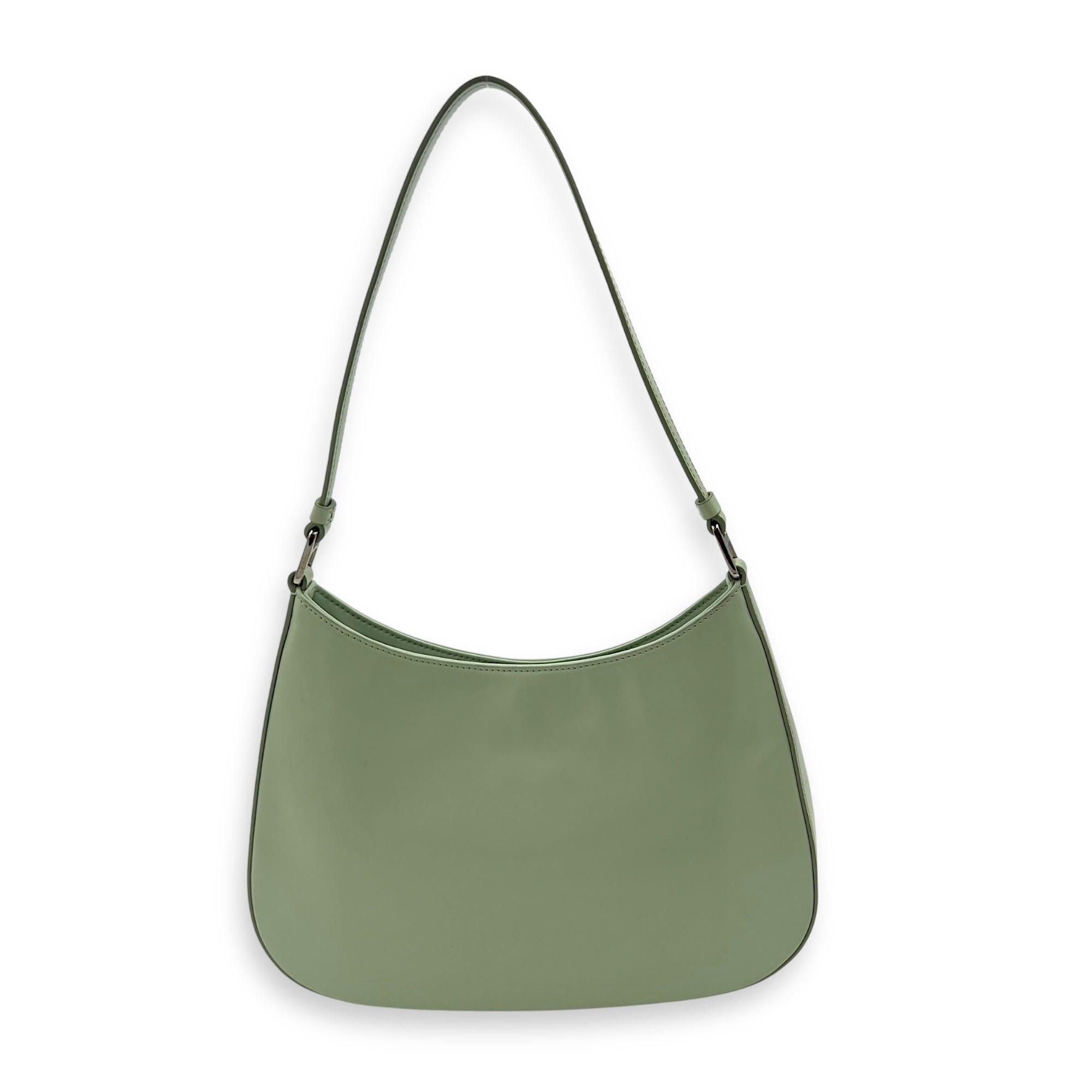 Cleo Shoulder bag in Calfskin, Silver Hardware - Image 3