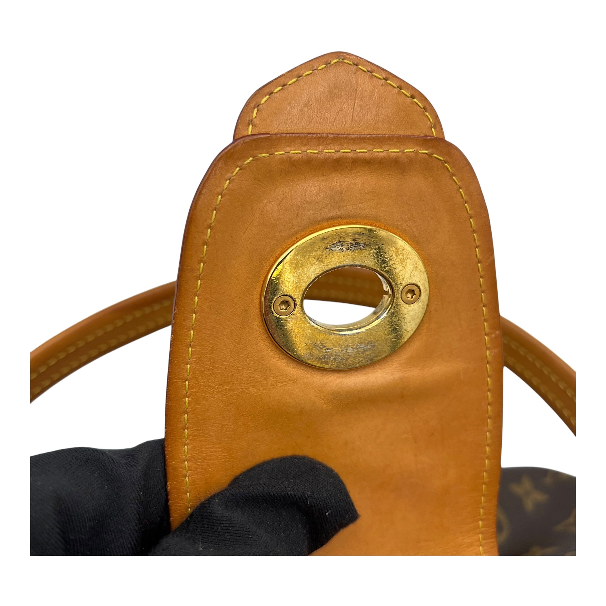 Boetie Shoulder Bag in Monogram Coated Canvas Gold hardware - Image 10