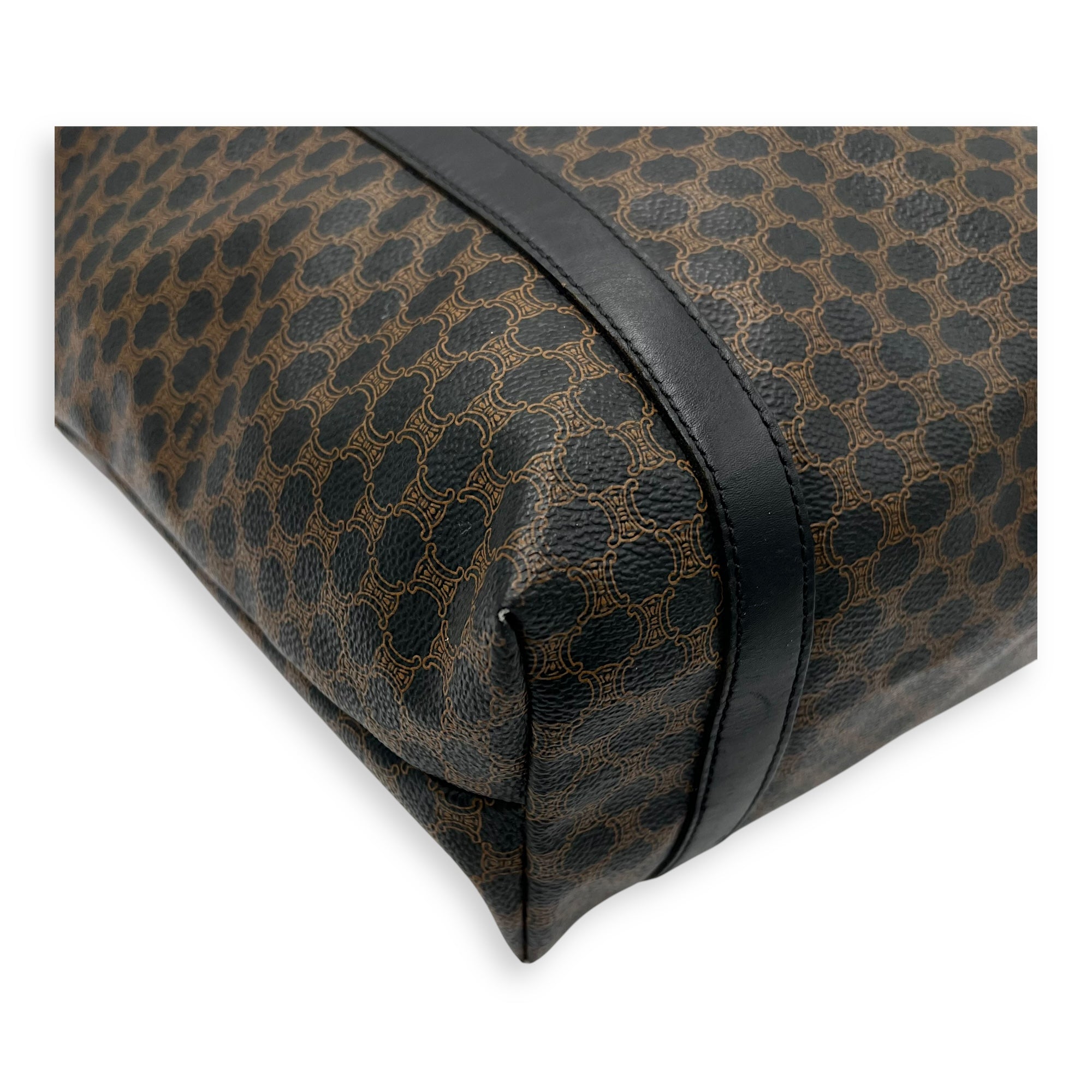 Macadam Tote Bag Black in Coated Canvas, Gold hardware - Image 11