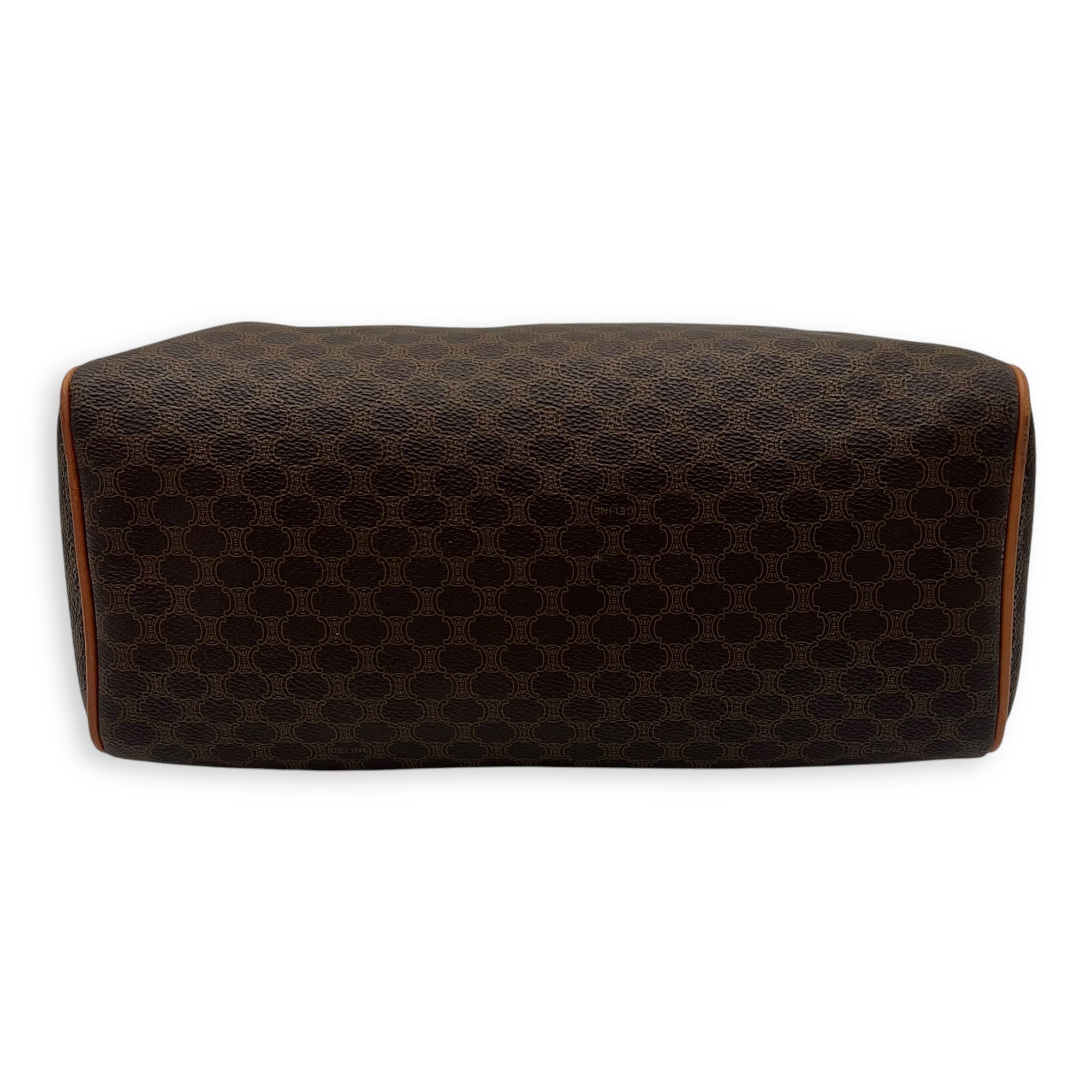 Macadam Top Handle Bag Brown in Coated Canvas, Gold hardware - Image 6