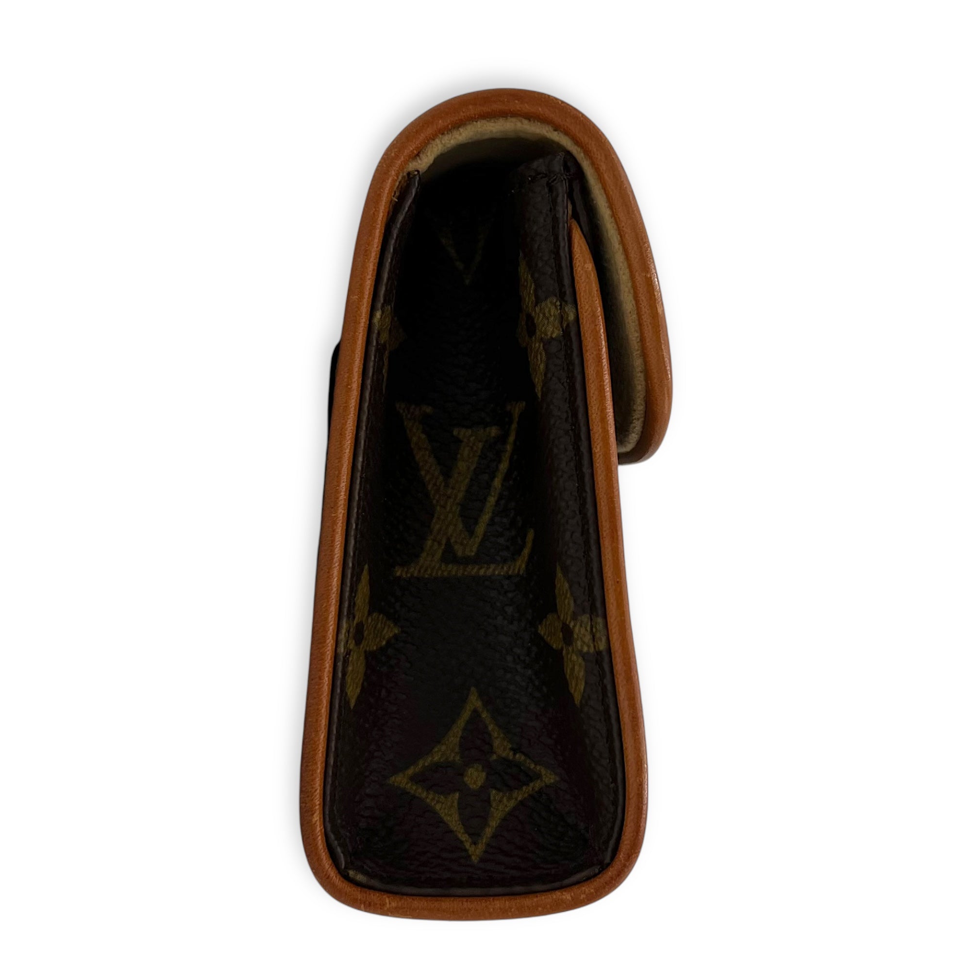 Florentine Belt Bag Brown in Monogram Coated Canvas, Gold hardware - Image 5