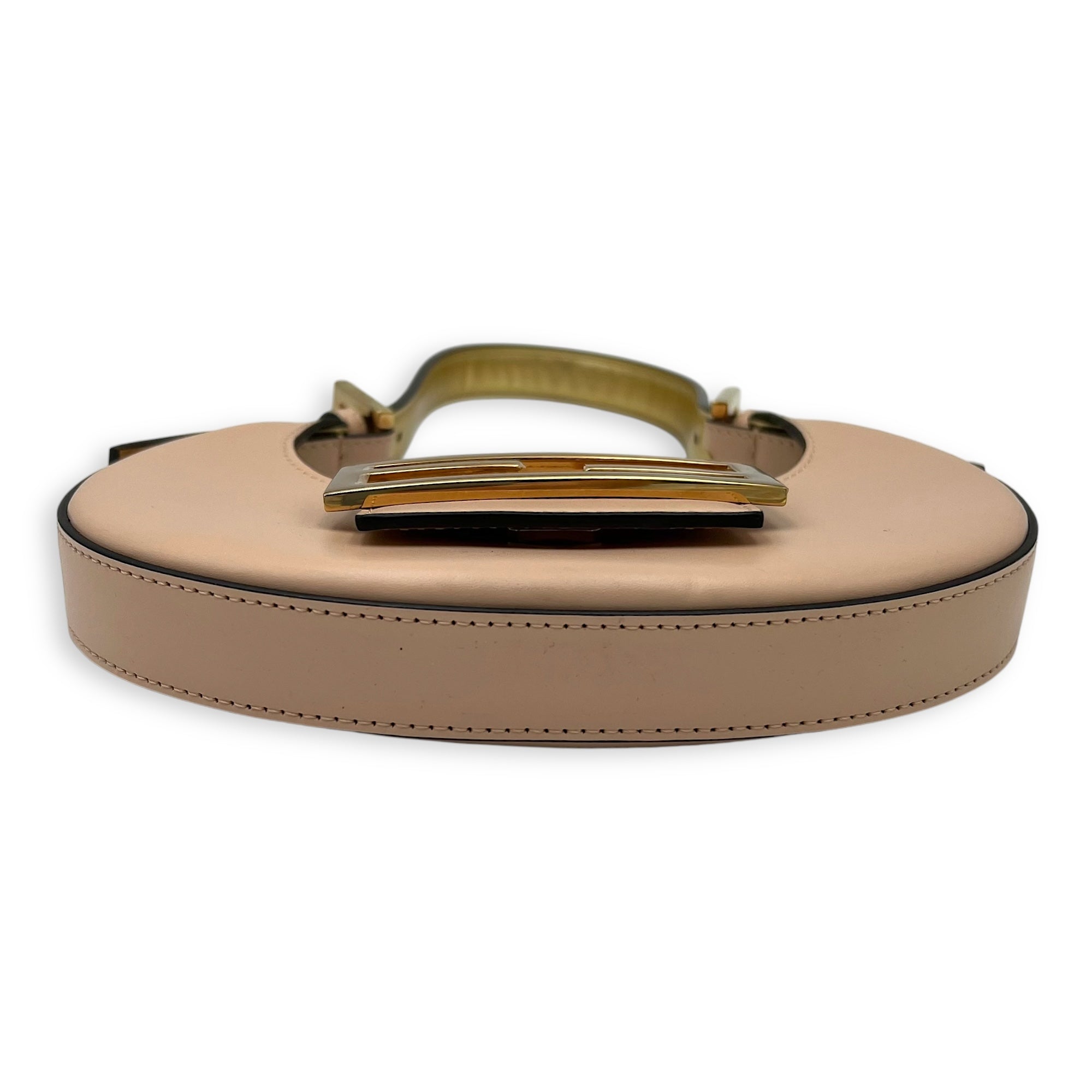 Cookie Mini Top handle bag in Calfskin, Gold Hardware - Image 6