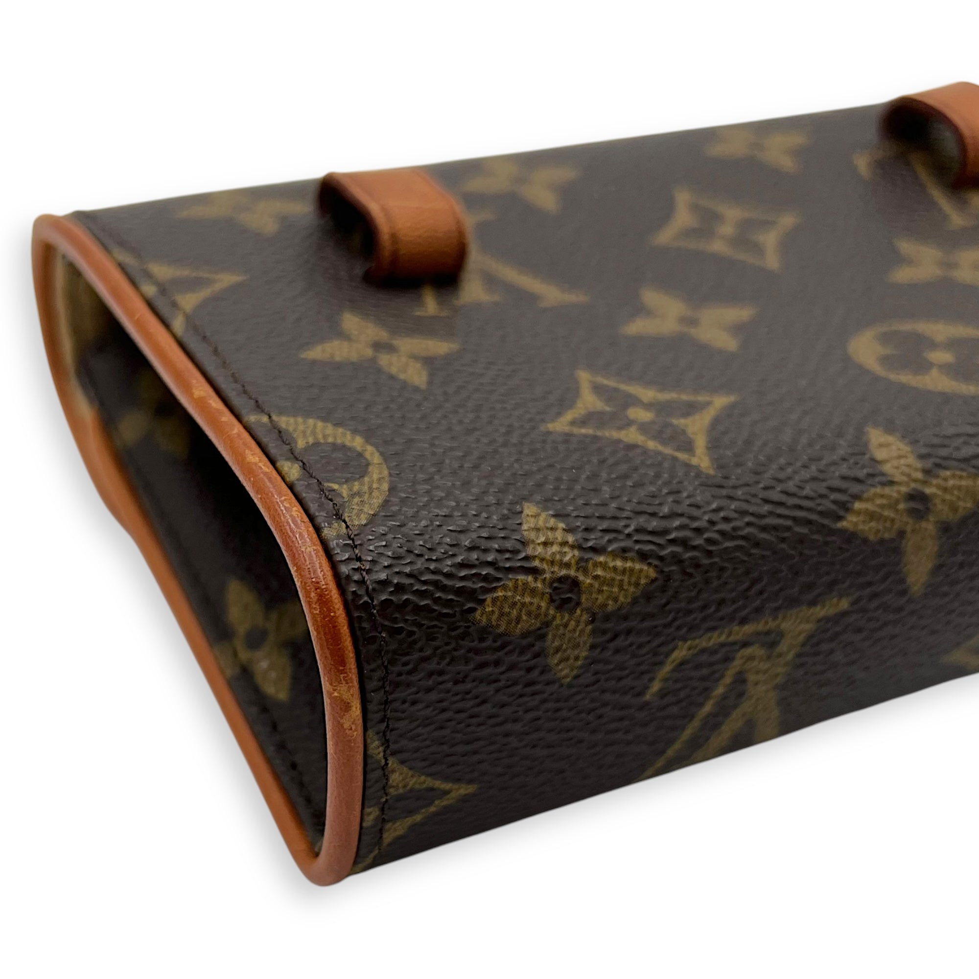 Florentine Belt Bag Brown in Monogram Coated Canvas, Gold hardware - Image 12