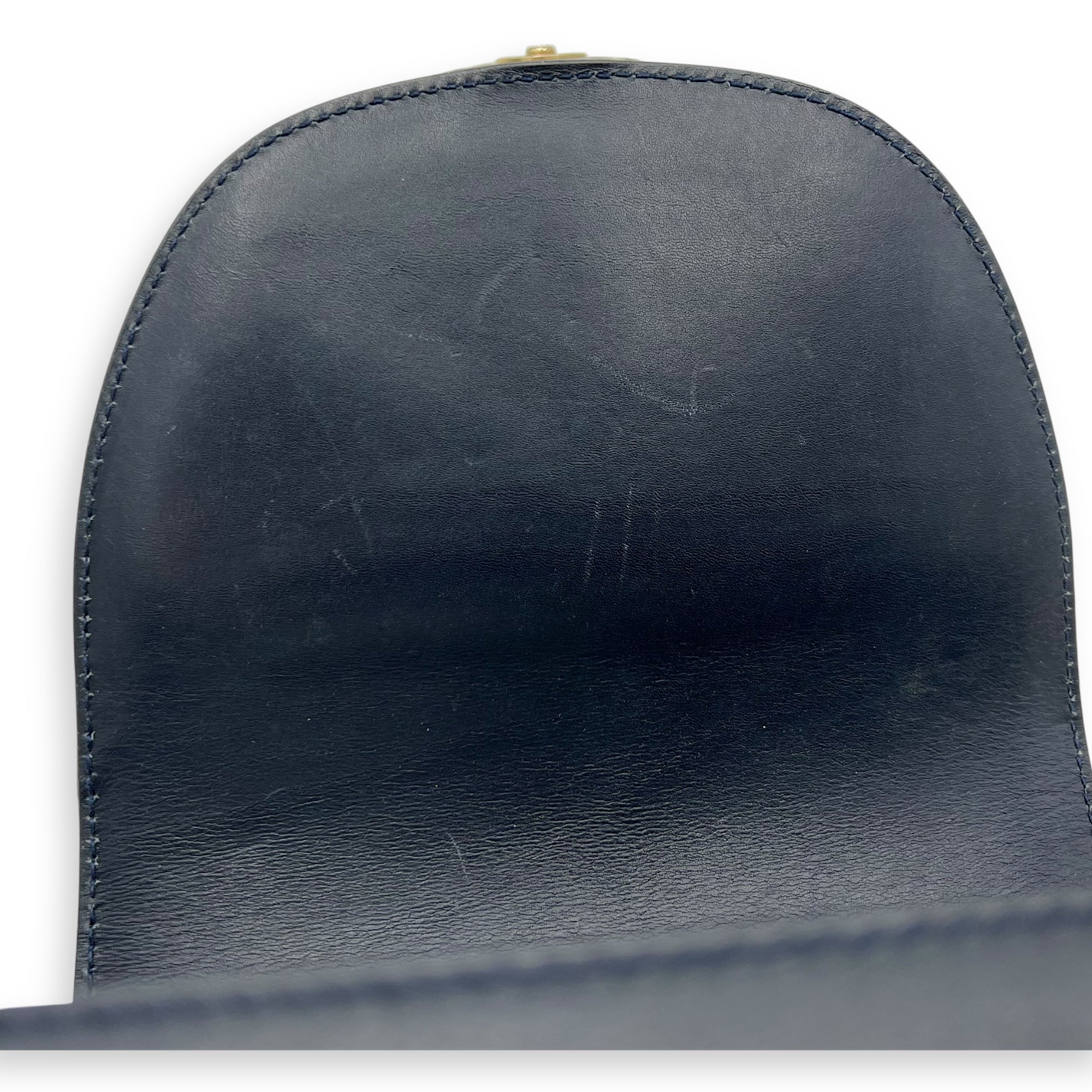 Bamboo Shoulder Bag Blue in Calfskin - Image 19